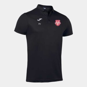 Polo Manche Courte noir  ASOVV pour coach