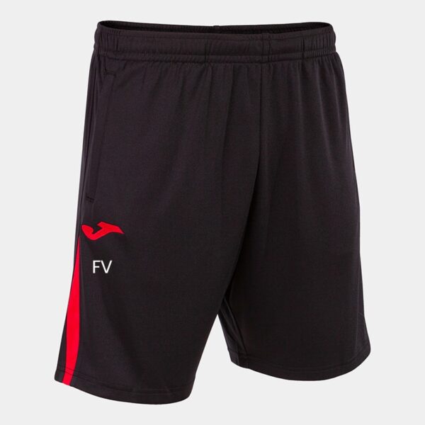 Short Bermuda noir et rouge ASOVV