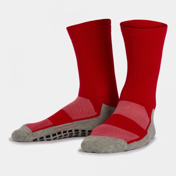 Chaussette Rouge Antidérapante Mi-molet HBOV – Image 2