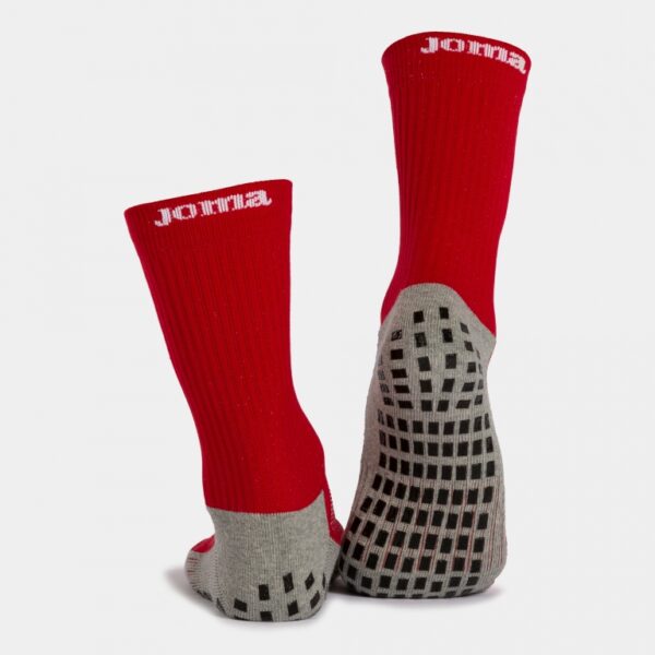 Chaussette Rouge Antidérapante Mi-molet HBOV – Image 3